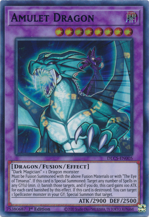 Amulet Dragon (Blue) [DLCS-EN005] Ultra Rare Supply