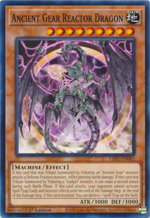 Ancient Gear Reactor Dragon [LDS1-EN082] Common Online now