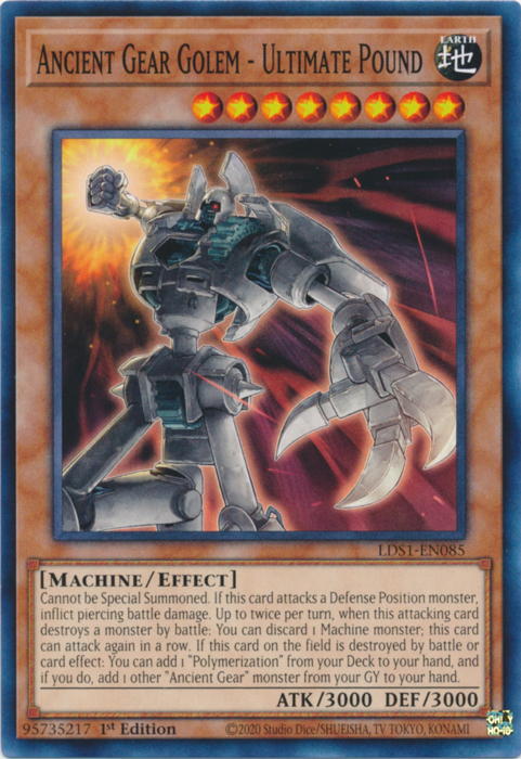 Ancient Gear Golem - Ultimate Pound [LDS1-EN085] Common Hot on Sale