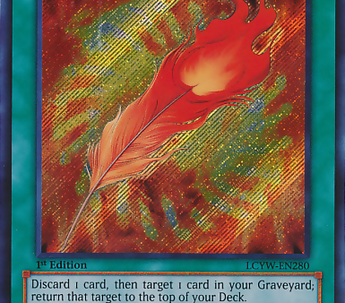 A Feather of the Phoenix [LCYW-EN280] Secret Rare Hot on Sale